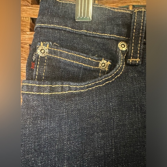 Just jeans Made In USA Skirt Front slit Denim Woman Junior SZ 13 Mostly cotton - Picture 3 of 13